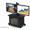 Video Furniture Int'l Package B - Dual Monitor Mount and Monitor Cart for 32