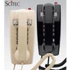 Scitec 2554W MW B Single-line Office Wall Phone with Message Waiting Light - Black