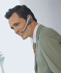Picture of the CS50 wireless headset system