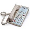 Teledex Diamond L2S-10E A 2-Line Hospitality Speakerphone with 10 Guest Service Buttons - Ash