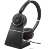 Jabra Evolve 75 SE, Wireless Bluetooth, Stereo, with Charging Stand, UC, with Link 380-A